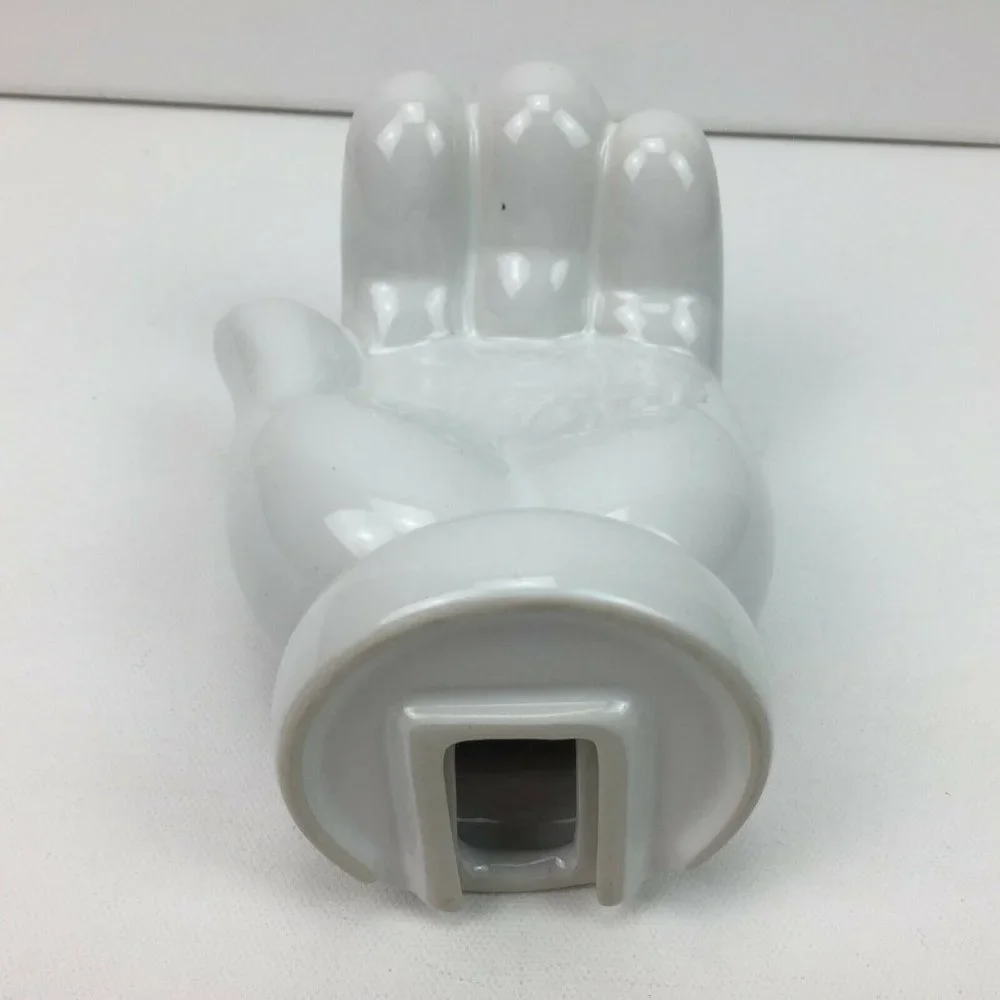 Disney Scattered Mickey Mouse Parts White Hand Glove Soap Dish Hardware Included